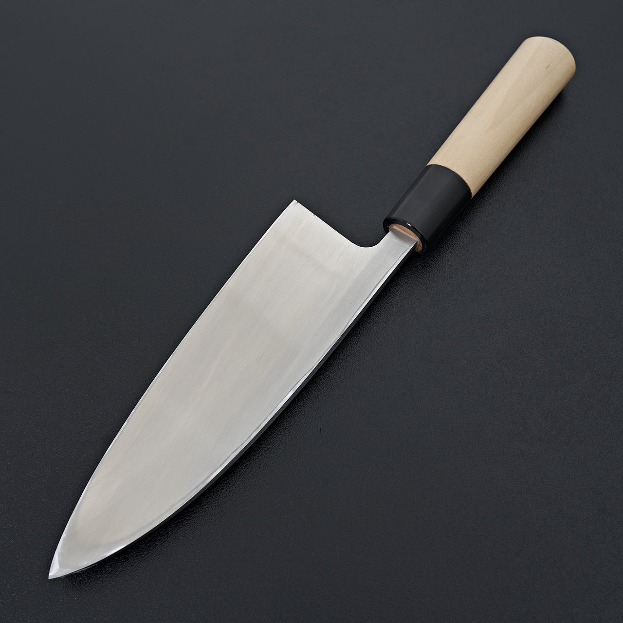 Hitohira Gorobei White #3 Left-Handed Deba 165mm Ho Wood Handle (D-Shape)-Knife-Hitohira-Carbon Knife Co