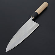 Hitohira Gorobei White #3 Left-Handed Deba 180mm Ho Wood Handle (D-Shape)-Knife-Hitohira-Carbon Knife Co