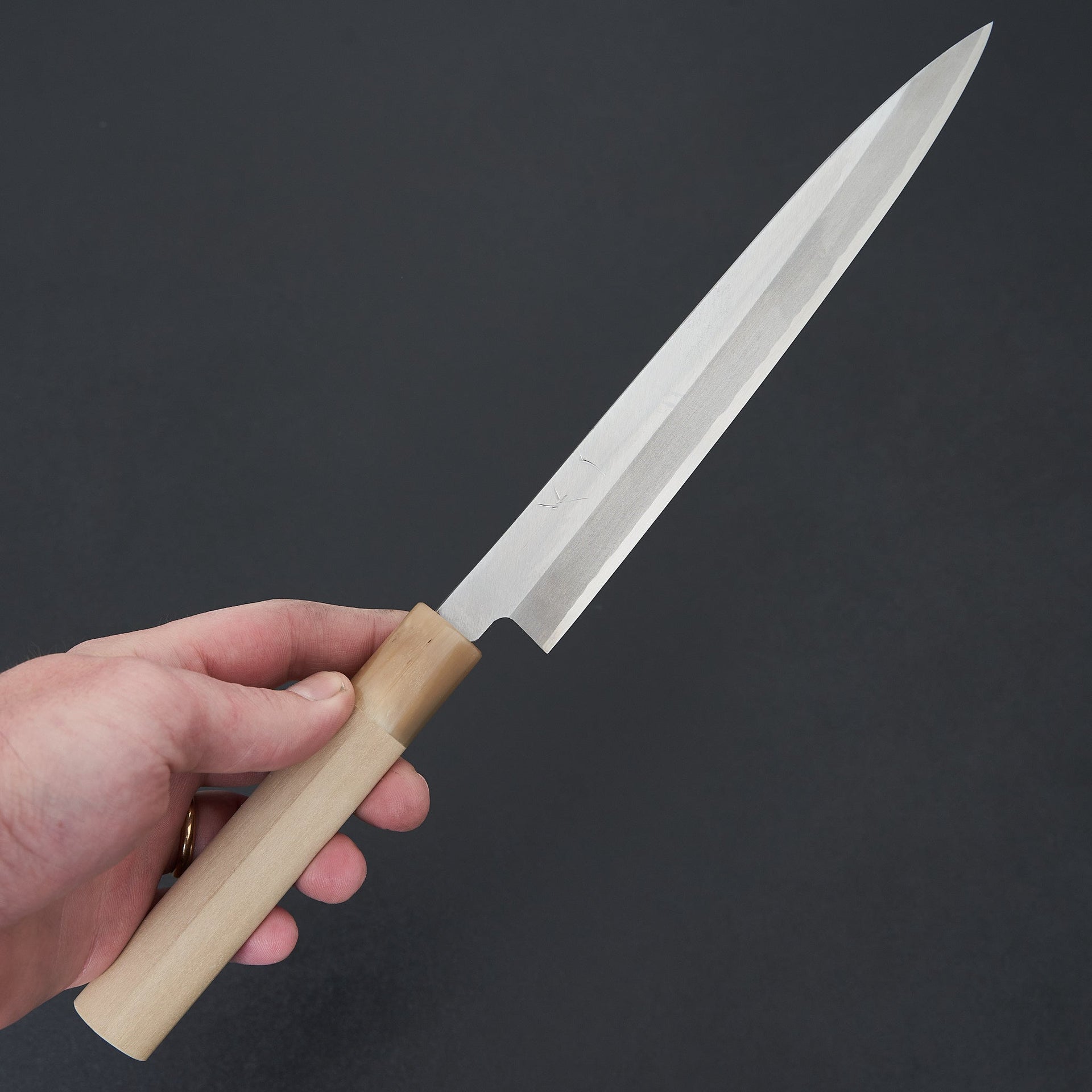 Hitohira Gorobei White #3 Yanagiba 210mm Ho Wood Handle-Knife-Hitohira-Carbon Knife Co
