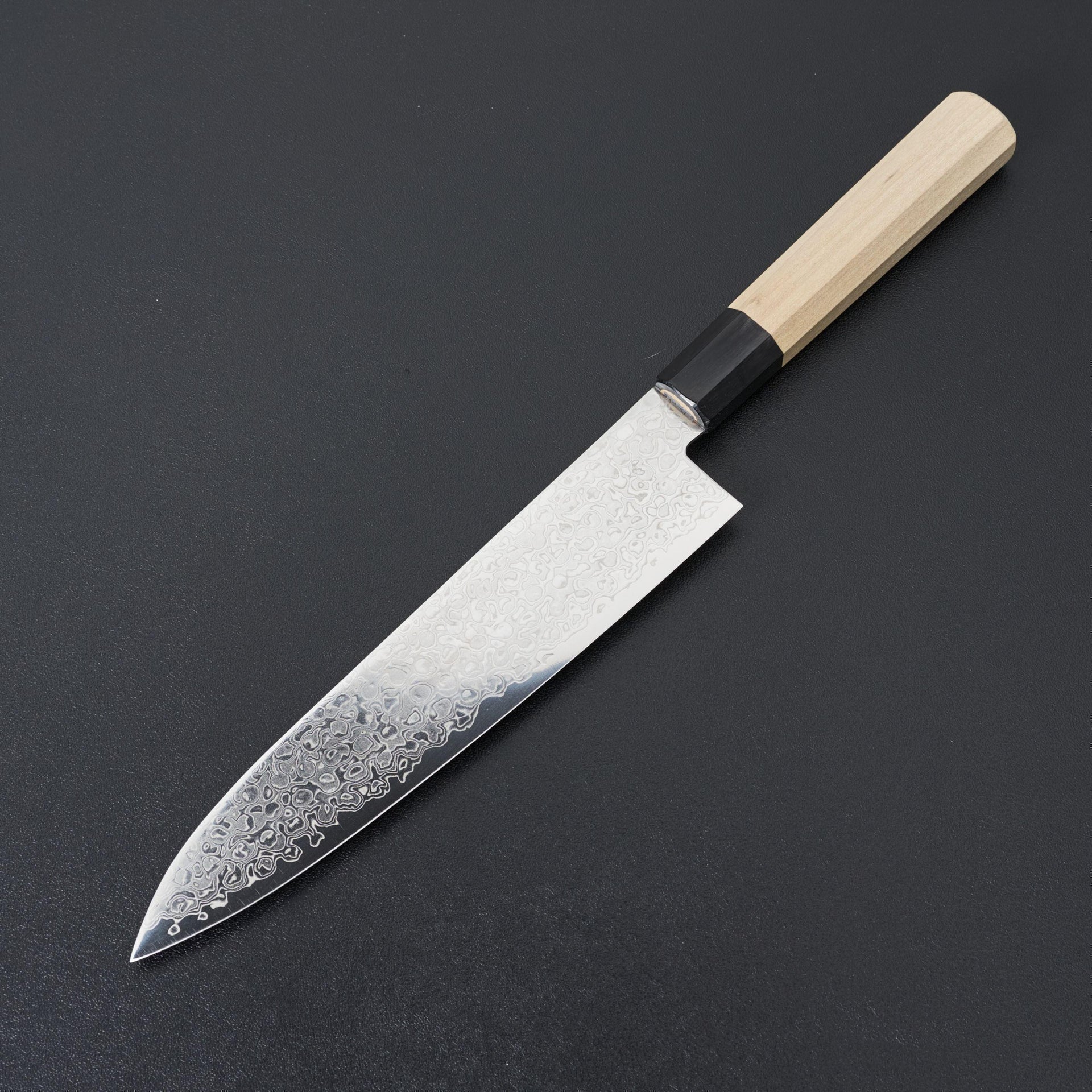 Hitohira HG Damascus Gyuto 210mm Ho Wood Handle-Knife-Hitohira-Carbon Knife Co