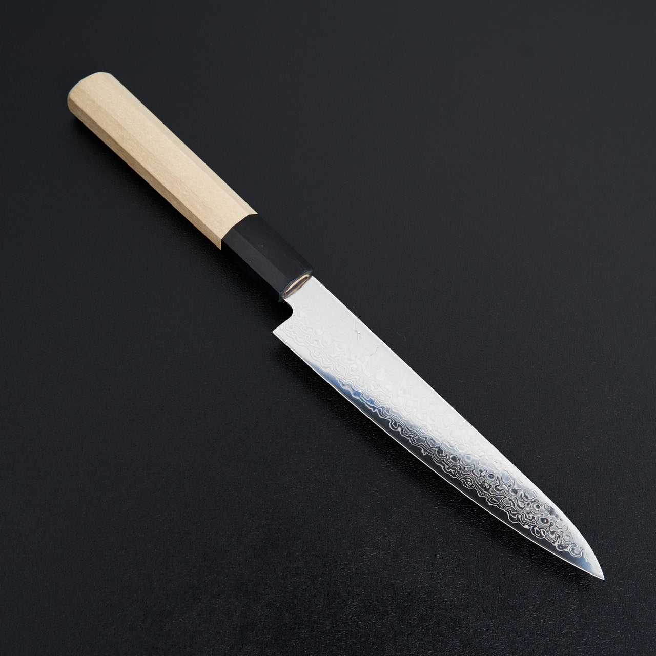 Hitohira HG Damascus Petty 150mm Ho Wood Handle-Hitohira-Carbon Knife Co