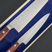Hitohira HG Tsuchime Knife Set (Gyuto 210mm & Petty 150mm)-Knife-Hitohira-Carbon Knife Co