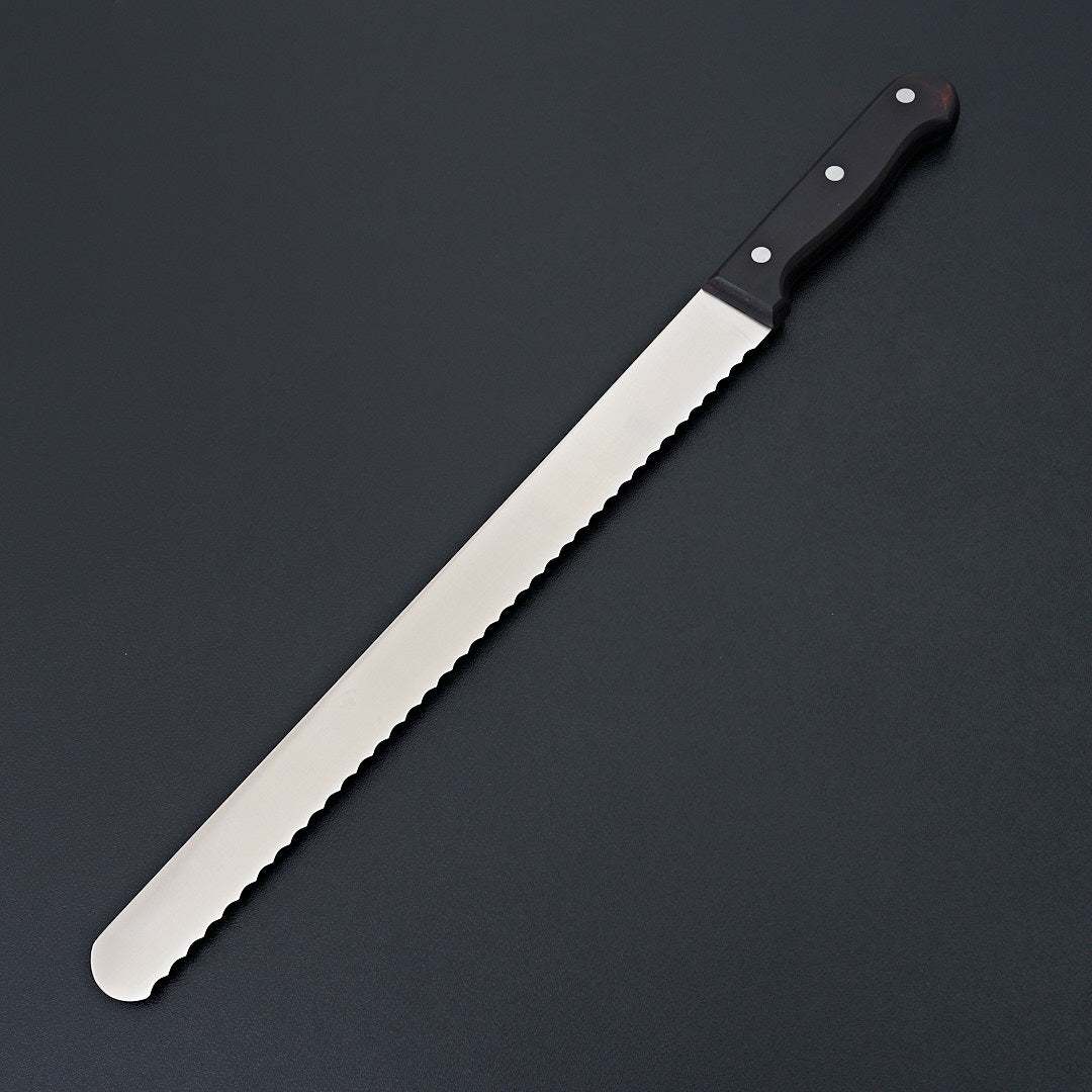 Hitohira Hiragana Bread Knife 300mm Pakka Handle-Knife-Hitohira-Carbon Knife Co