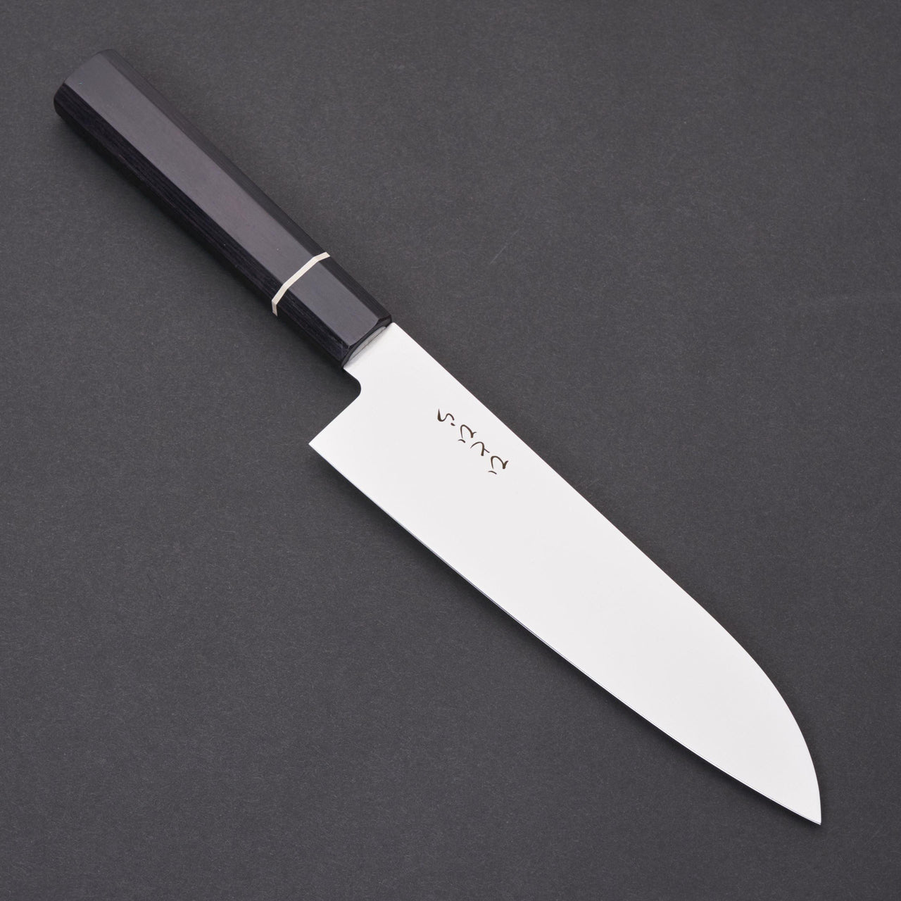Hitohira Hiragana WS Santoku 185mm-Knife-Hitohira-Carbon Knife Co