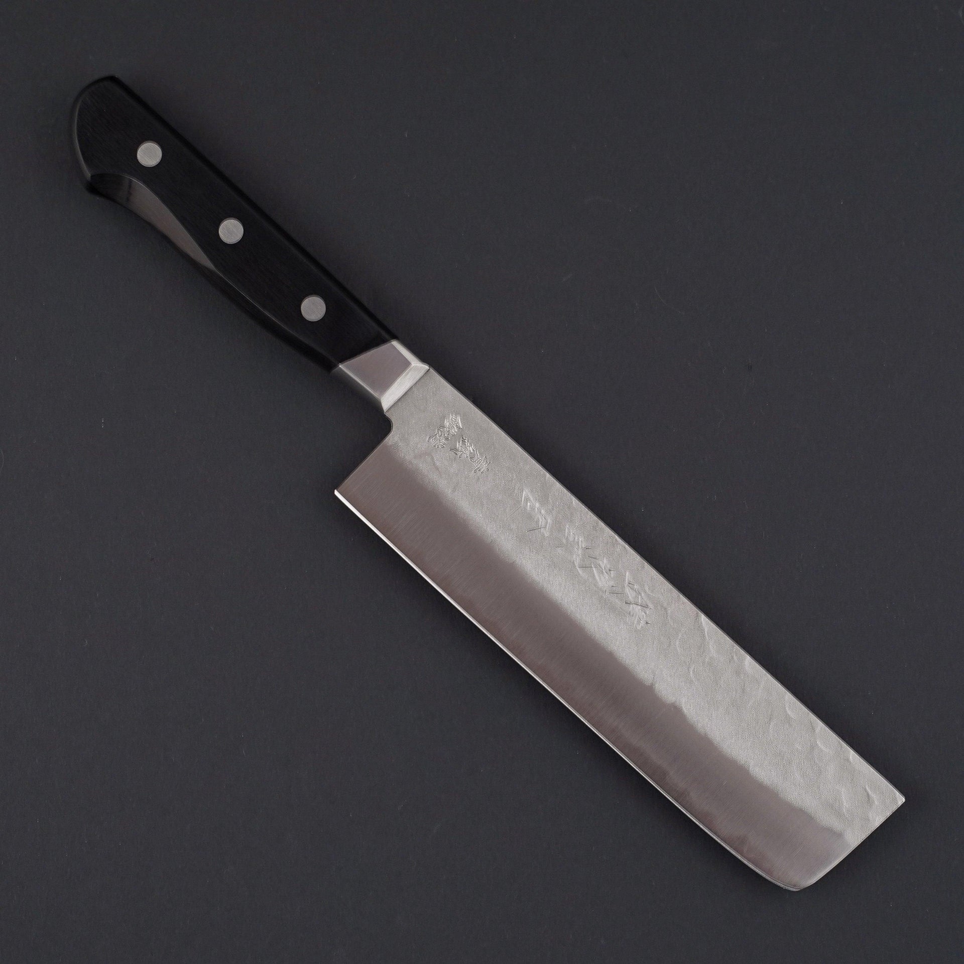 Hitohira Imojiya Blue #2 Nashiji Nakiri 165mm-Knife-Hitohira-Carbon Knife Co
