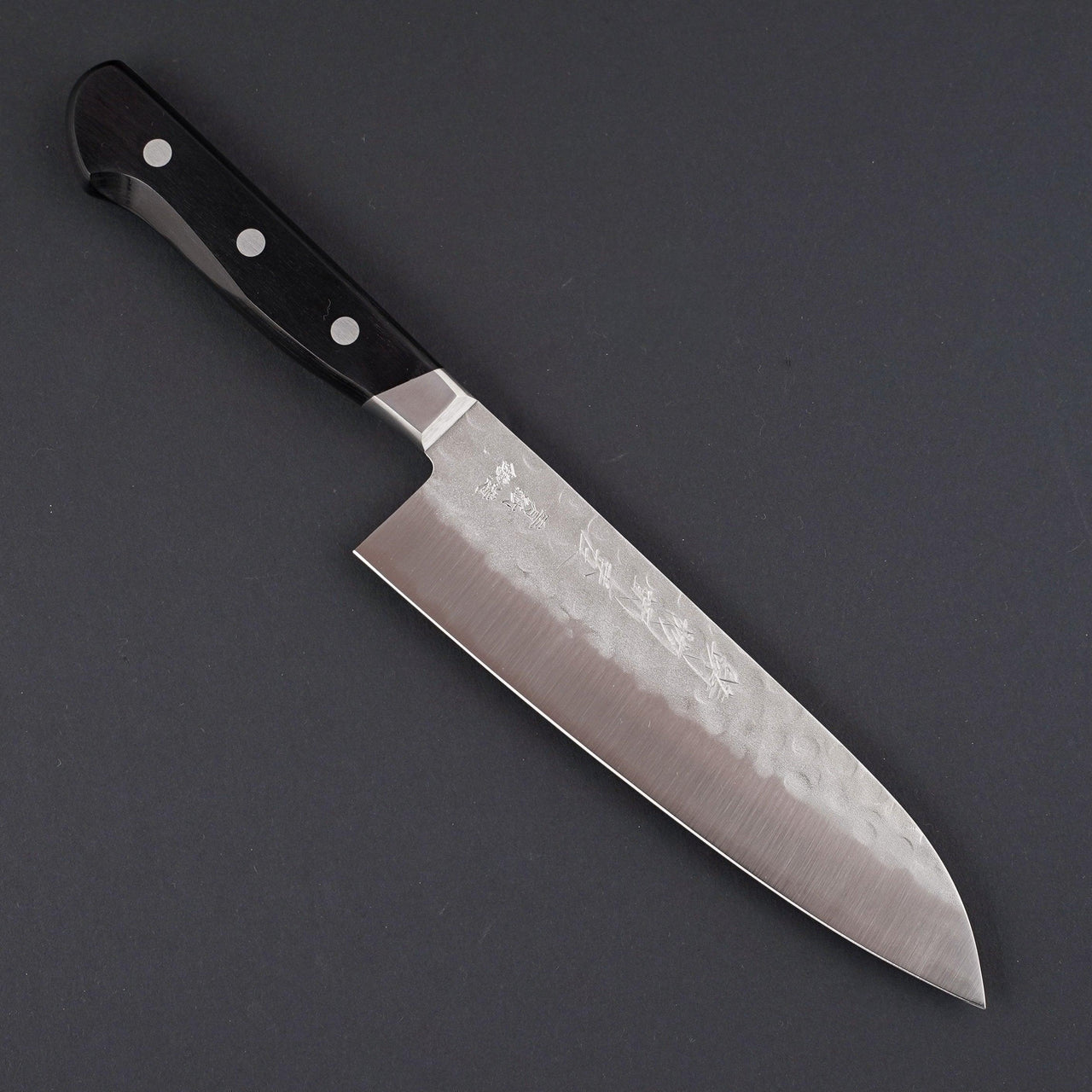 Hitohira Imojiya Blue #2 Nashiji Santoku 180mm-Knife-Hitohira-Carbon Knife Co