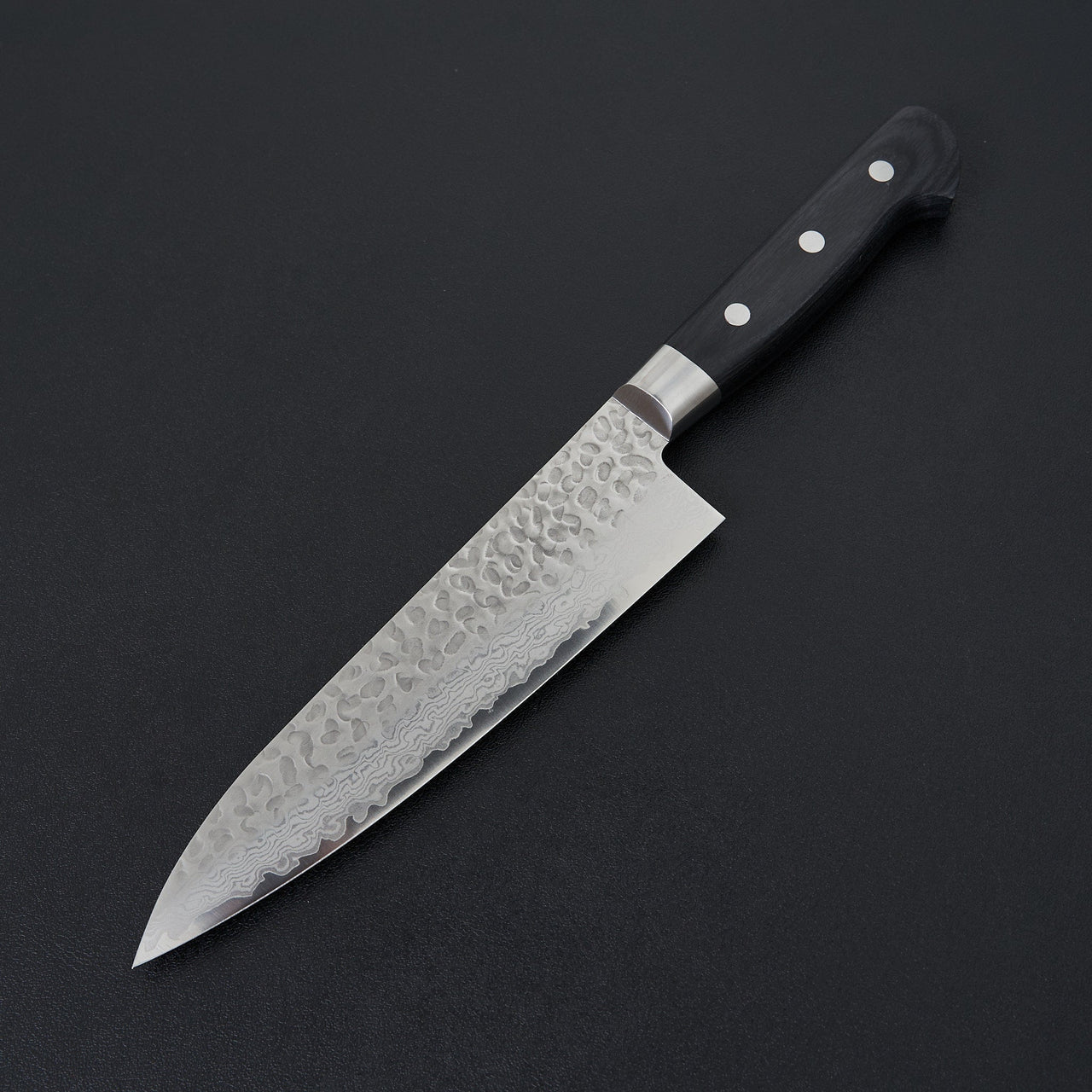 Hitohira Imojiya ST Tsuchime Damascus Gyuto 180mm Pakka Handle (Yo)-Hitohira-Carbon Knife Co