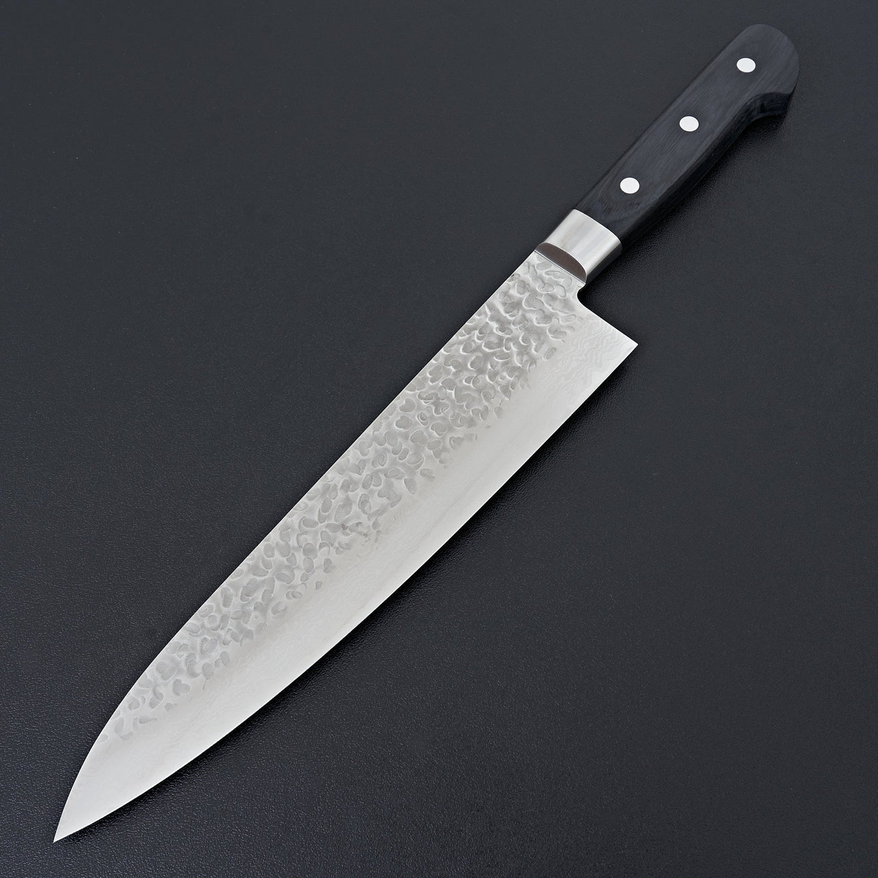 Hitohira Imojiya ST Tsuchime Damascus Gyuto 240mm Pakka Handle (Yo)-Hitohira-Carbon Knife Co