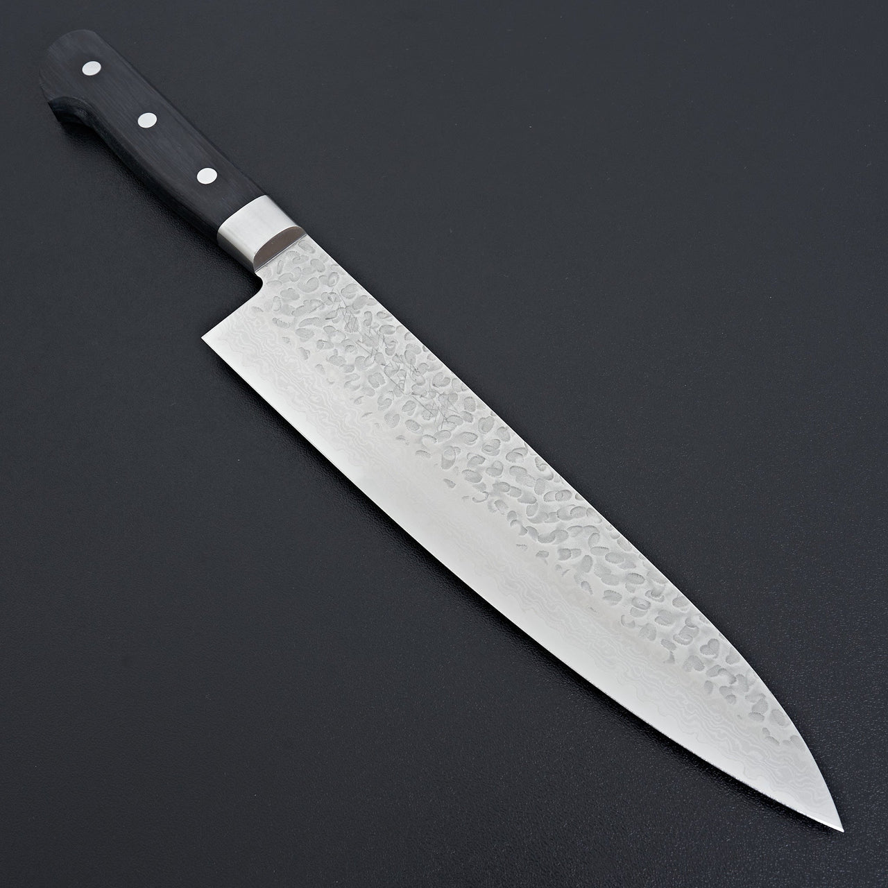 Hitohira Imojiya ST Tsuchime Damascus Gyuto 240mm Pakka Handle (Yo)-Hitohira-Carbon Knife Co