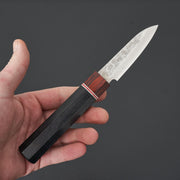 Hitohira Imojiya ST Tsuchime Damascus Paring 75mm-Knife-Hitohira-Carbon Knife Co