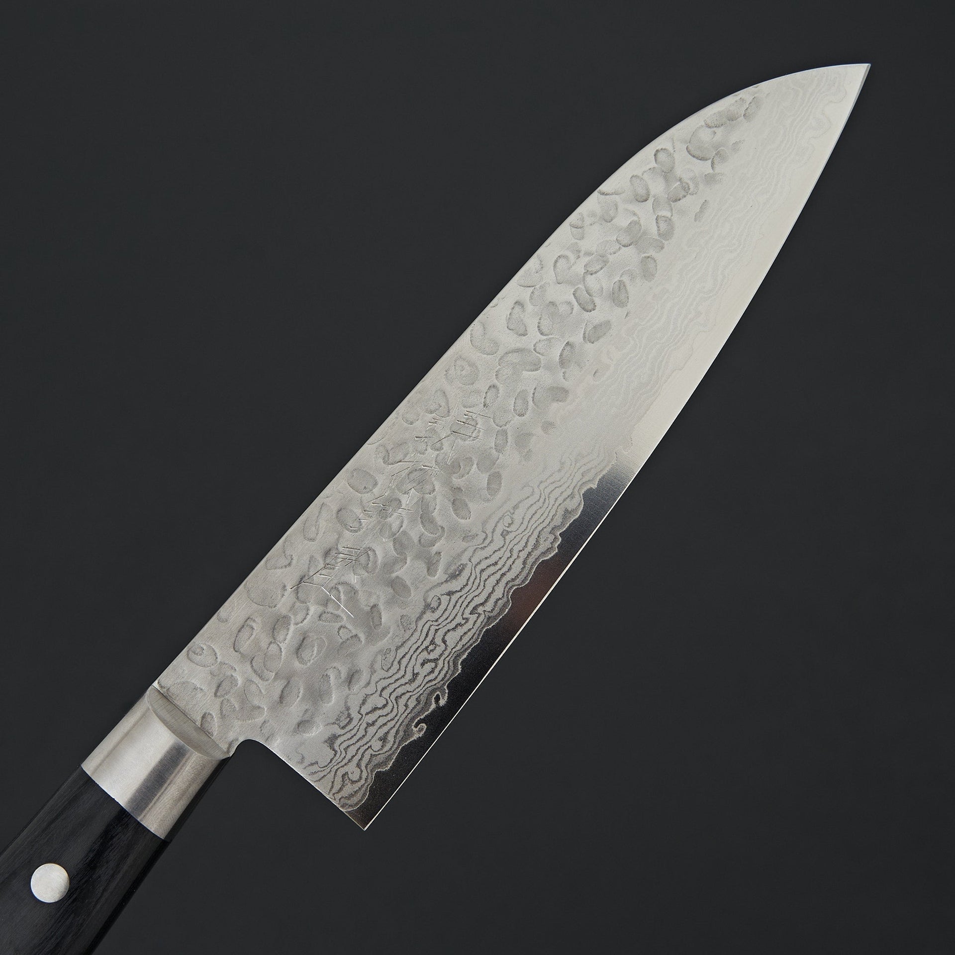 Hitohira Imojiya ST Tsuchime Damascus Santoku Pakka Handle (Yo)-Hitohira-Carbon Knife Co