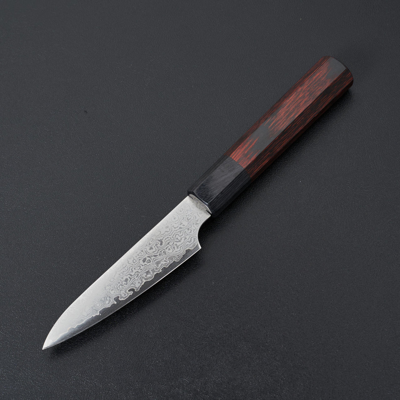 Hitohira Imojiya TH Damascus Paring 105mm Pakka Handle-Knife-Hitohira-Carbon Knife Co