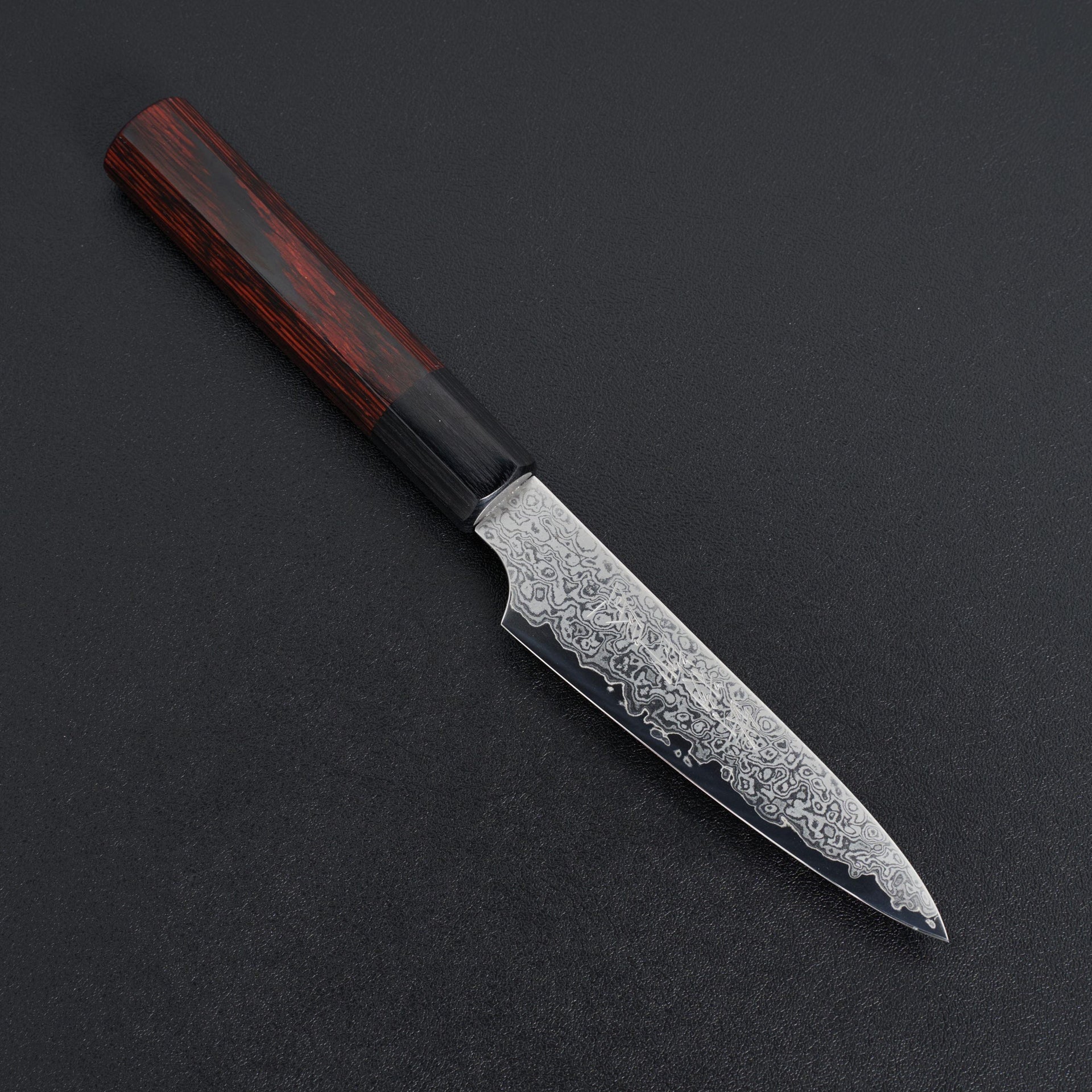 Hitohira Imojiya TH Damascus Petty 120mm Pakka Handle-Knife-Hitohira-Carbon Knife Co