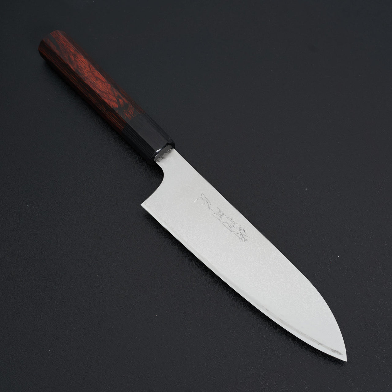 Hitohira Imojiya TH Damascus Santoku 180mm Pakka Handle-Knife-Hitohira-Carbon Knife Co