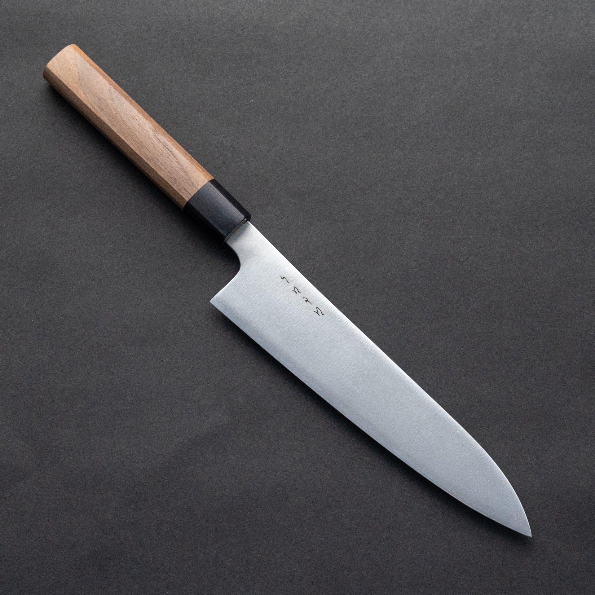 Hitohira KH Stainless Wa Gyuto 210mm Walnut-Knife-Hitohira-Carbon Knife Co