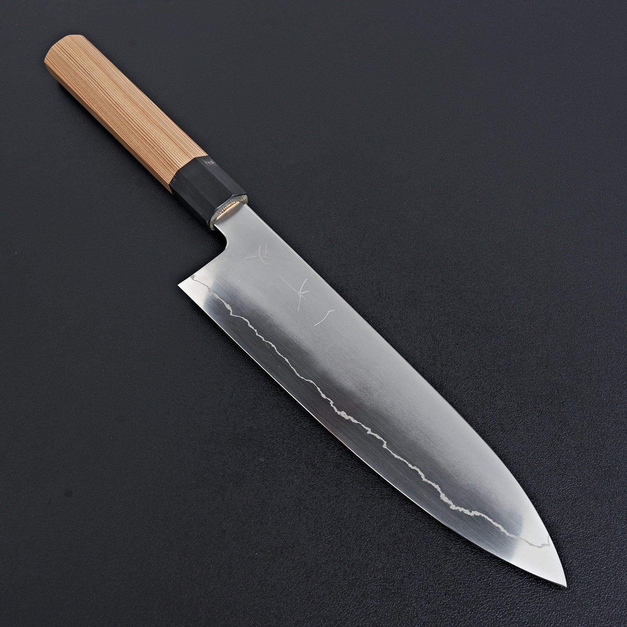 Hitohira Kikuchiyo Izo Silver #3 Gyuto 210mm Yakusugi Cedar Handle