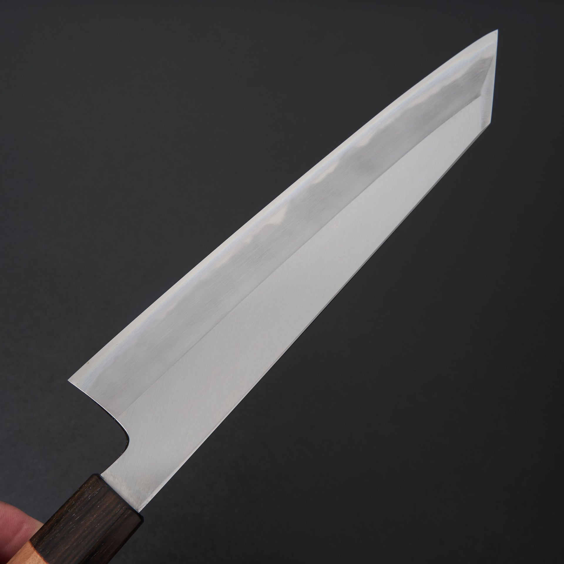 Hitohira Kikuchiyo Kyuzo White #2 Migaki Kiritsuke Gyuto 240mm Cherry Wood Handle-Knife-Hitohira-Carbon Knife Co