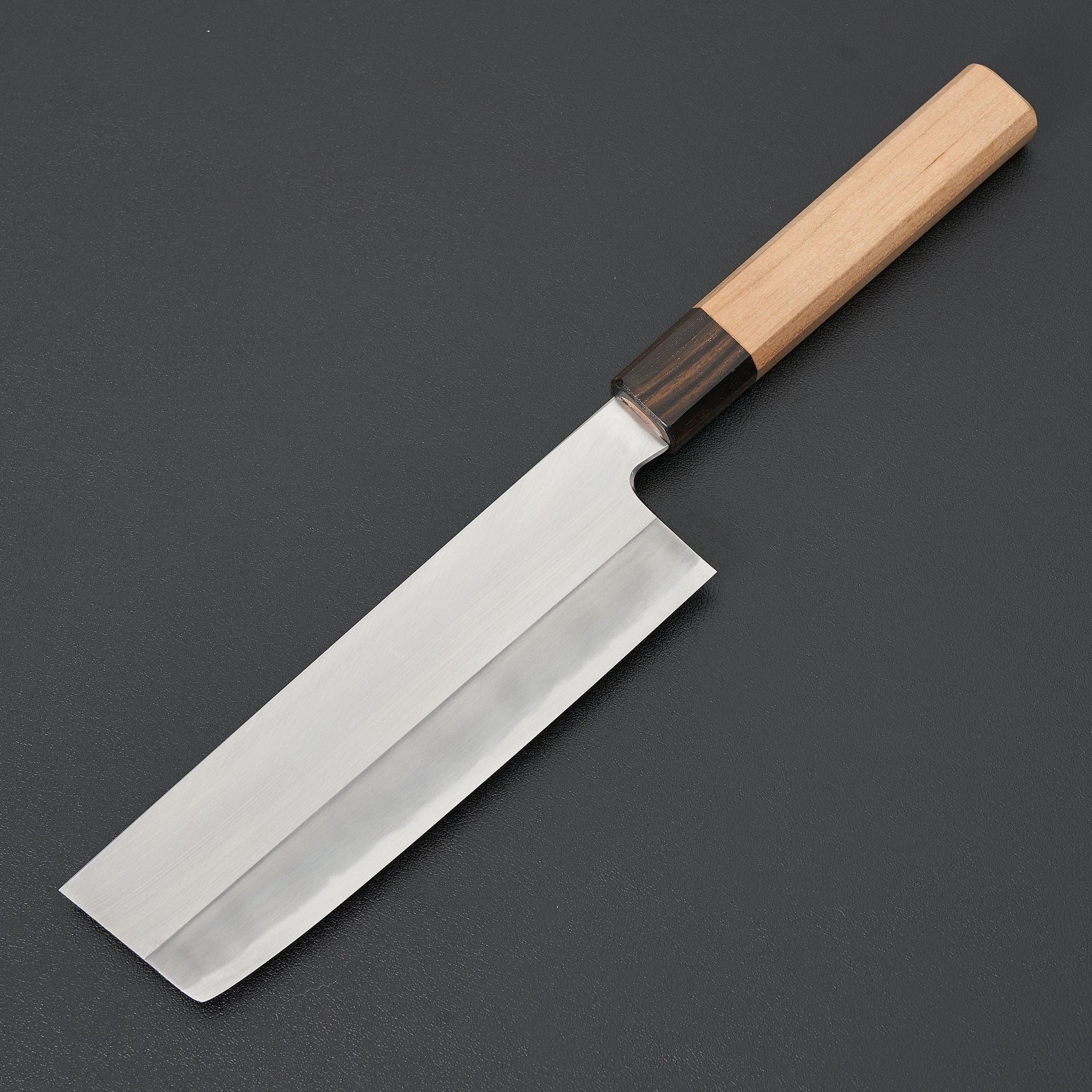 Hitohira Kikuchiyo Kyuzo White #2 Migaki Nakiri 180mm Cherry Wood-Knife-Hitohira-Carbon Knife Co