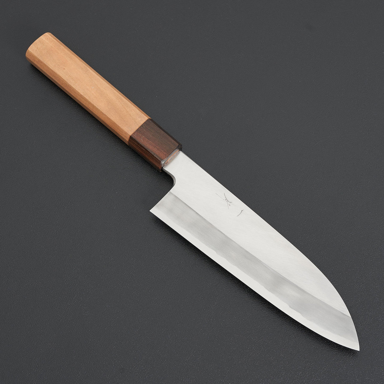 Hitohira Kikuchiyo Kyuzo White #2 Migaki Santoku 180mm Cherry Wood-Knife-Hitohira-Carbon Knife Co