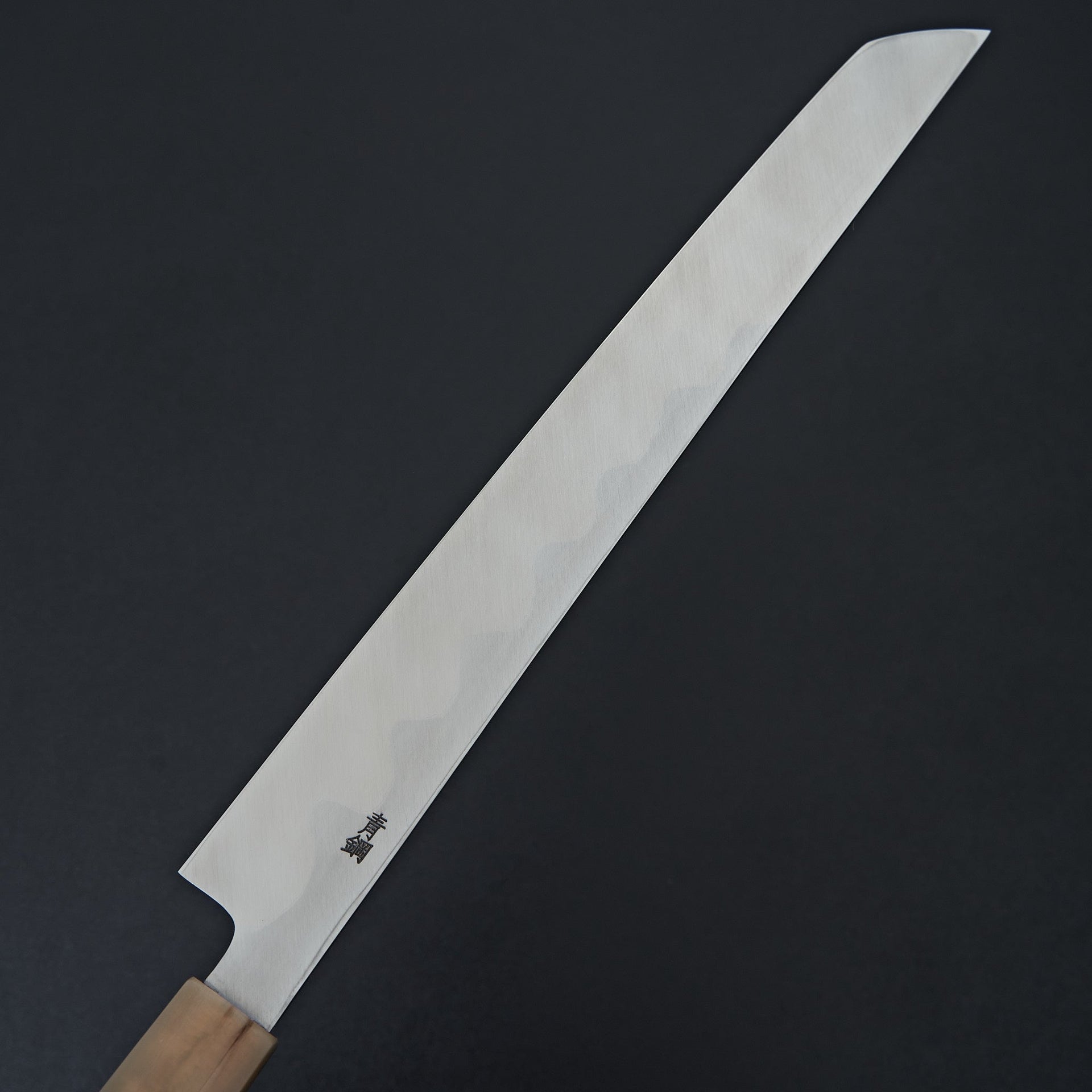 Hitohira Kikuchiyo Manzo Blue #2 Yanagi Sakimaru 300mm Ebony Handle (Saya)-Knife-Hitohira-Carbon Knife Co