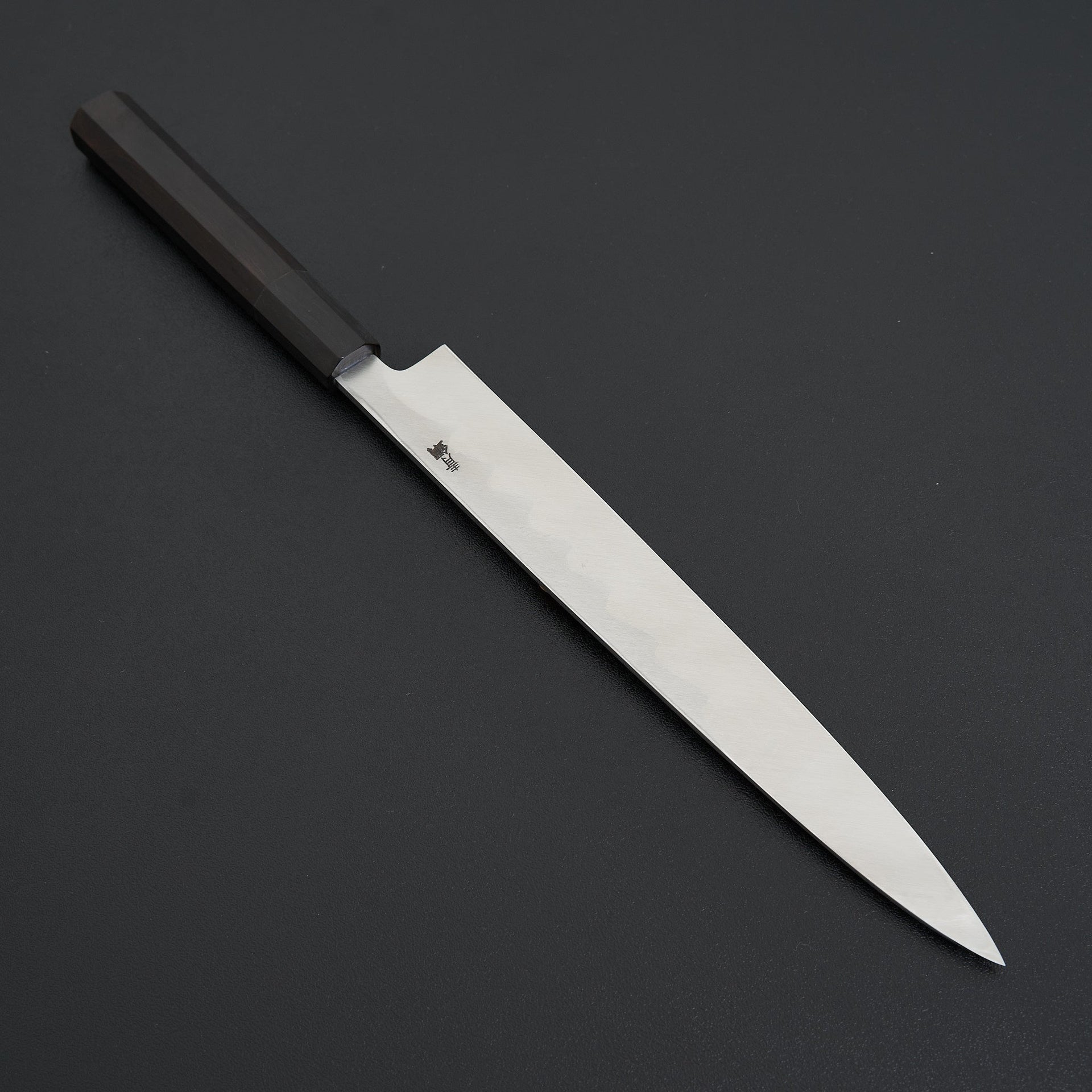 Hitohira Kikuchiyo Manzo Blue #2 Yanagiba 240mm Ebony Handle (Saya)-Knife-Hitohira-Carbon Knife Co