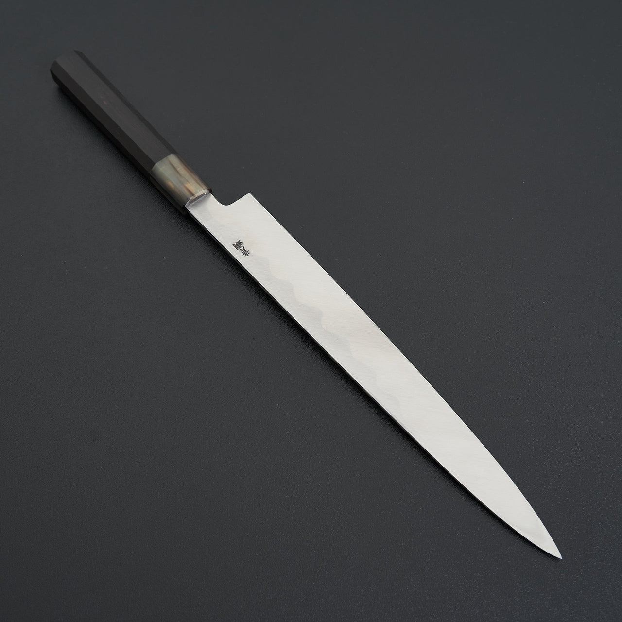Hitohira Kikuchiyo Manzo Blue #2 Yanagiba 270mm Ebony Handle (Saya)-Knife-Hitohira-Carbon Knife Co