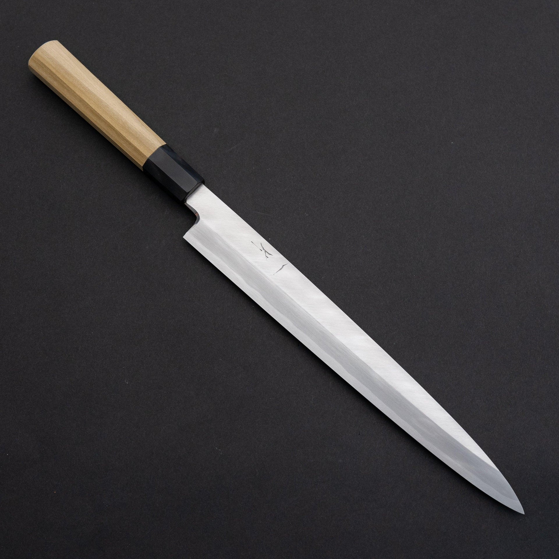 Hitohira Kikuchiyo Manzo Blue #2 Yanagiba 270mm Ho Wood Handle (Saya)-Knife-Hitohira-Carbon Knife Co
