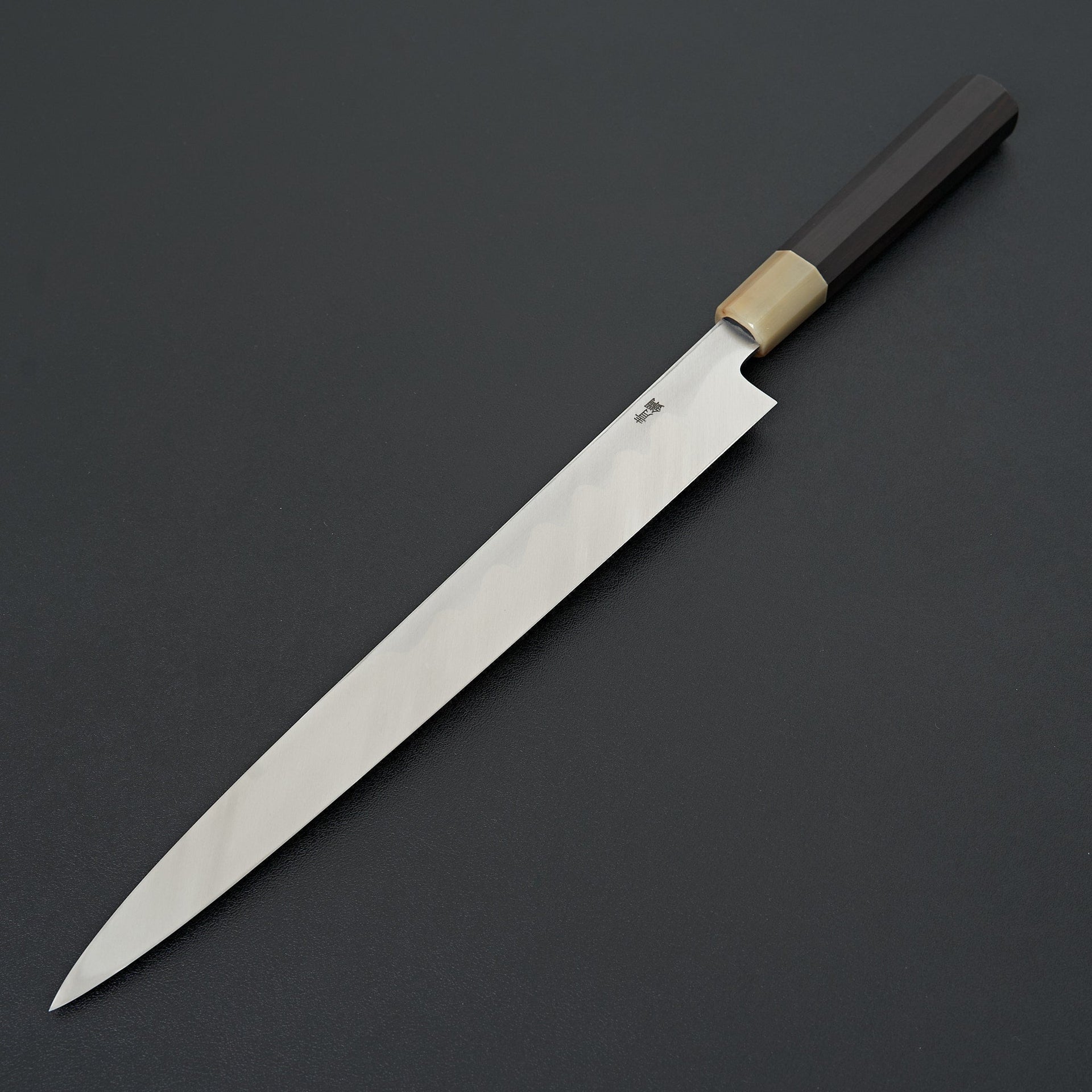 Hitohira Kikuchiyo Manzo Blue #2 Yanagiba 300mm Ebony Handle (Saya)-Knife-Hitohira-Carbon Knife Co
