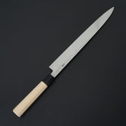 Hitohira Kikuchiyo Manzo Blue #2 Yanagiba 330mm Ho Wood Handle (Saya)-Knife-Hitohira-Carbon Knife Co