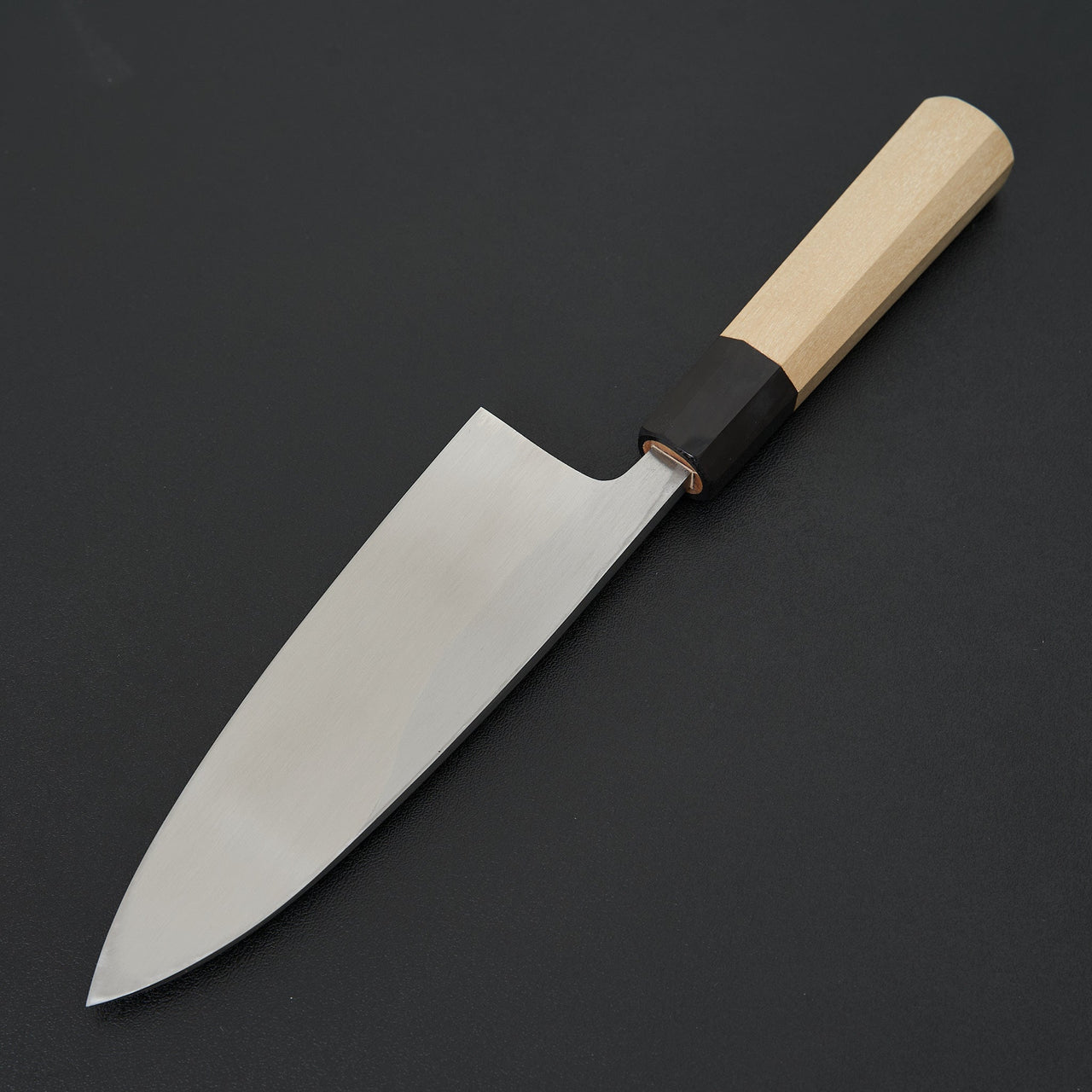 Hitohira Kikuchiyo Manzo White #3 Left-Handed Deba 165mm Ho Wood Handle-Knife-Hitohira-Carbon Knife Co