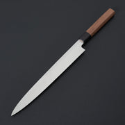 Hitohira Kikuchiyo Manzo White #3 Yanagiba 270mm Walnut Handle-Knife-Hitohira-Carbon Knife Co