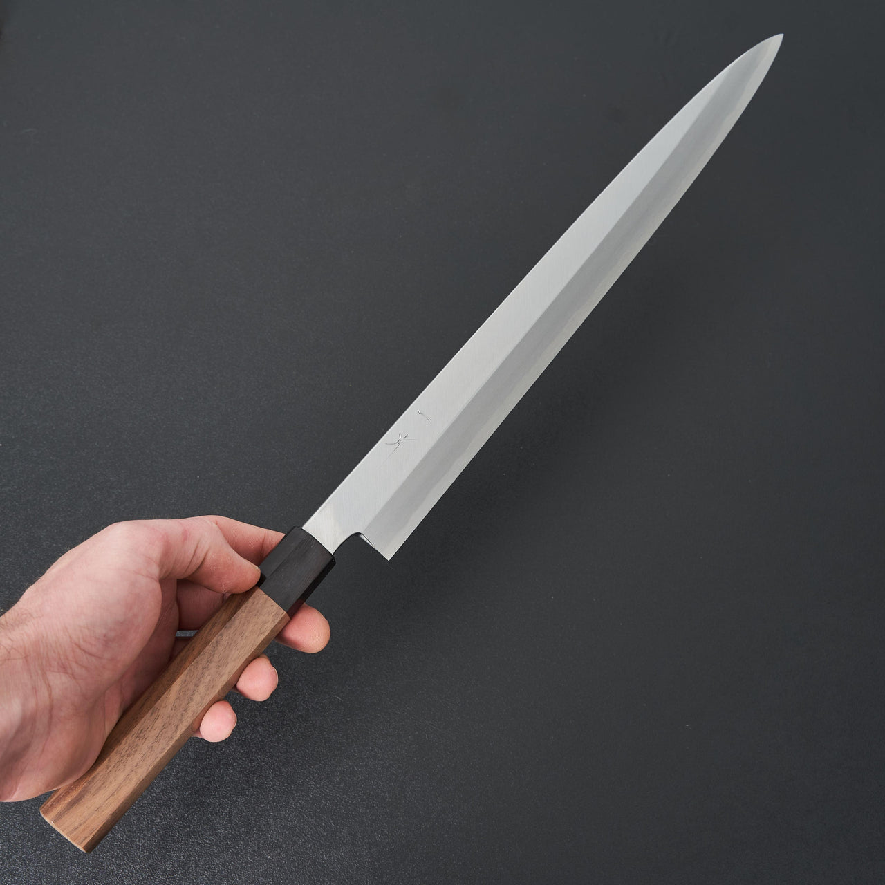 Hitohira Kikuchiyo Manzo White #3 Yanagiba 330mm Walnut Handle (Saya)-Knife-Hitohira-Carbon Knife Co