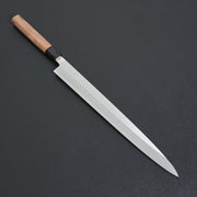 Hitohira Kikuchiyo Manzo White #3 Yanagiba 330mm Walnut Handle (Saya)-Knife-Hitohira-Carbon Knife Co