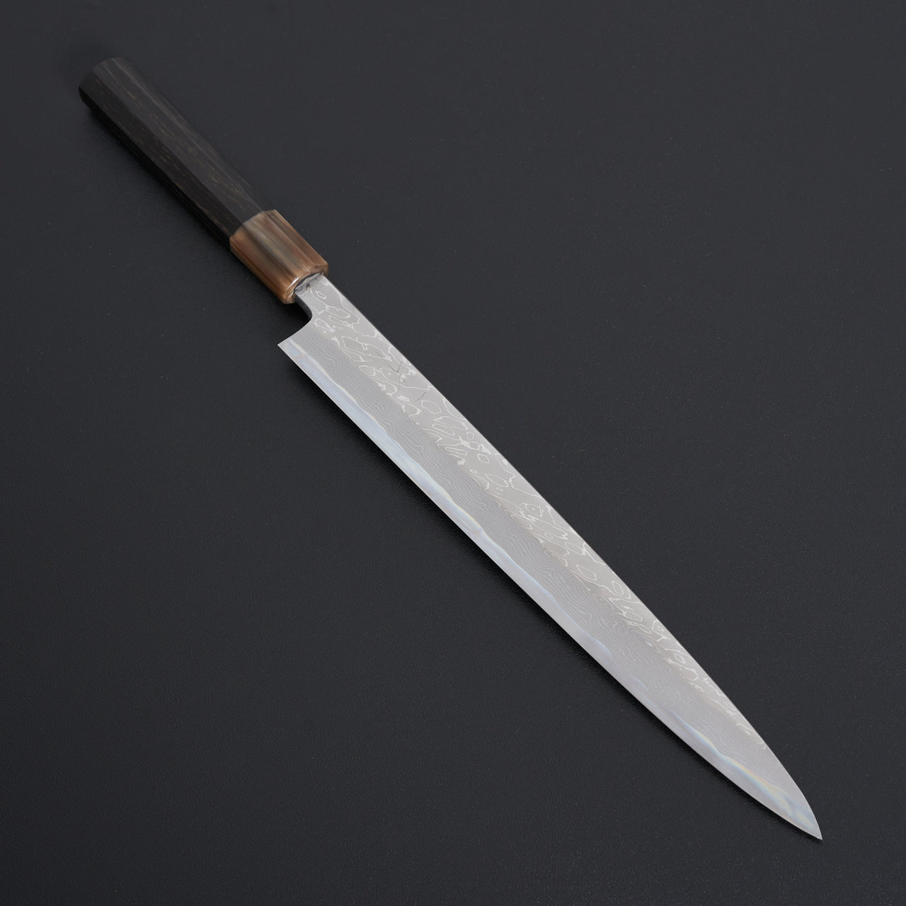Hitohira Kikuchiyo Mosuke Kikko Blue #1 Yanagiba 300mm Ebony Handle (Saya)-Knife-Hitohira-Carbon Knife Co
