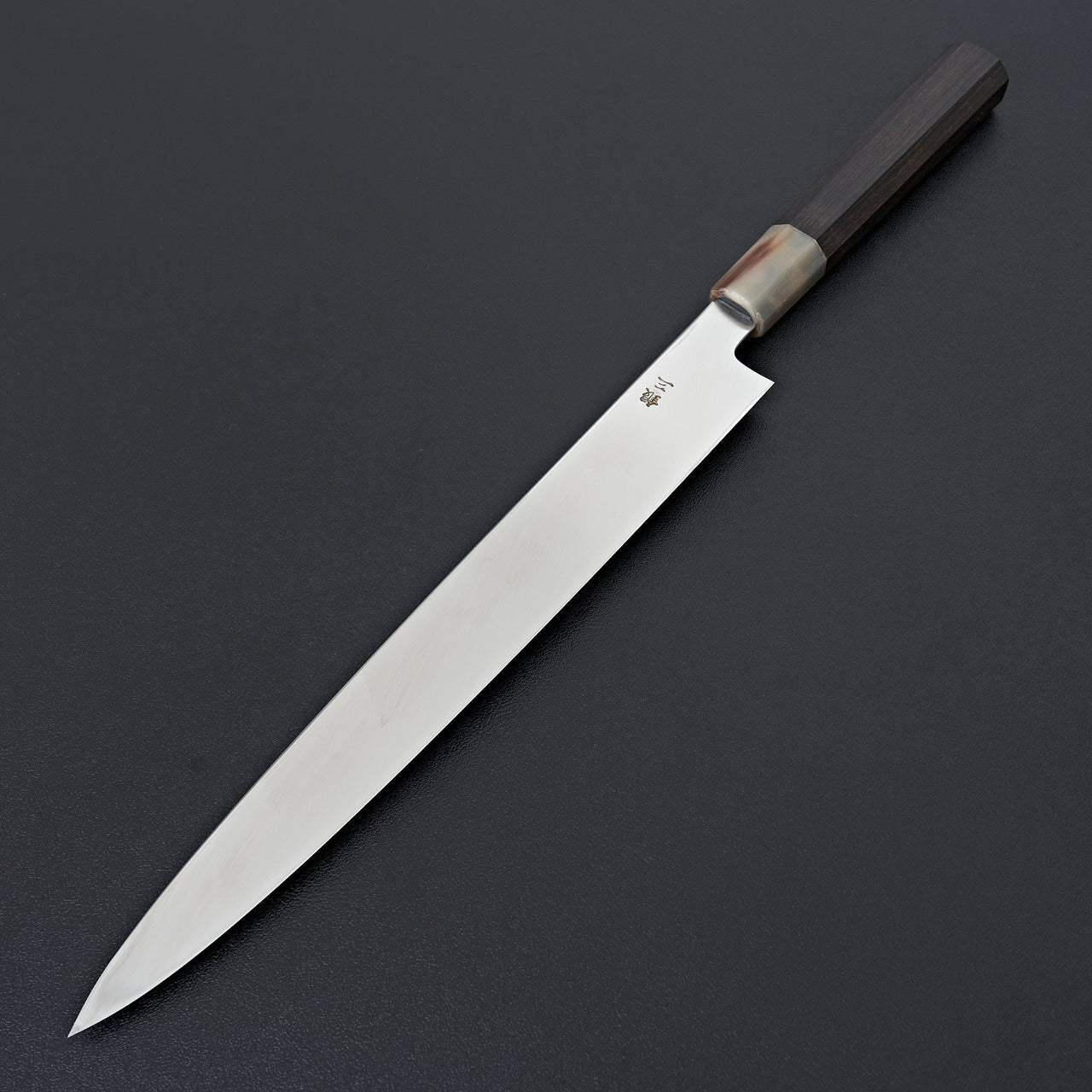 Hitohira Kikuchiyo Mosuke Silver #3 Yanagiba 270mm Ebony Handle (Saya)-Knife-Hitohira-Carbon Knife Co