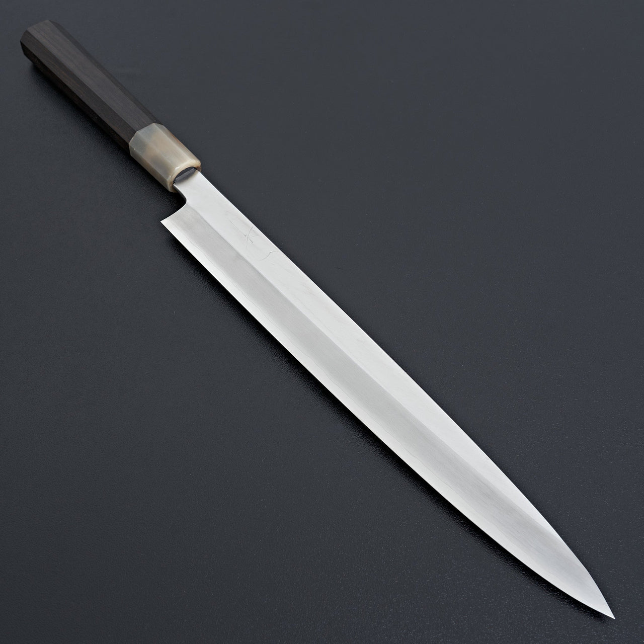 Hitohira Kikuchiyo Mosuke Silver #3 Yanagiba 270mm Ebony Handle (Saya)-Knife-Hitohira-Carbon Knife Co