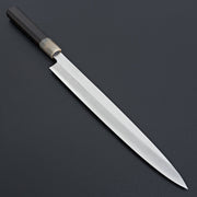 Hitohira Kikuchiyo Mosuke Silver #3 Yanagiba 270mm Ebony Handle (Saya)-Knife-Hitohira-Carbon Knife Co