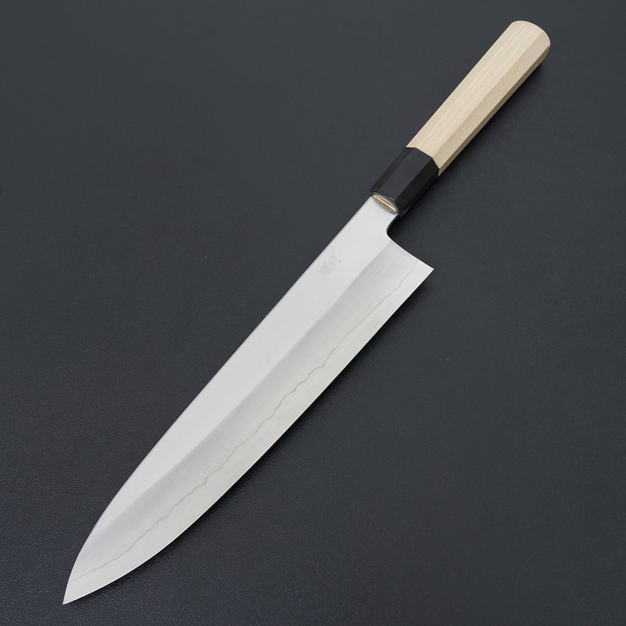 Hitohira Kikuchiyo Ren Silver #3 Gyuto 240mm-Knife-Hitohira-Carbon Knife Co