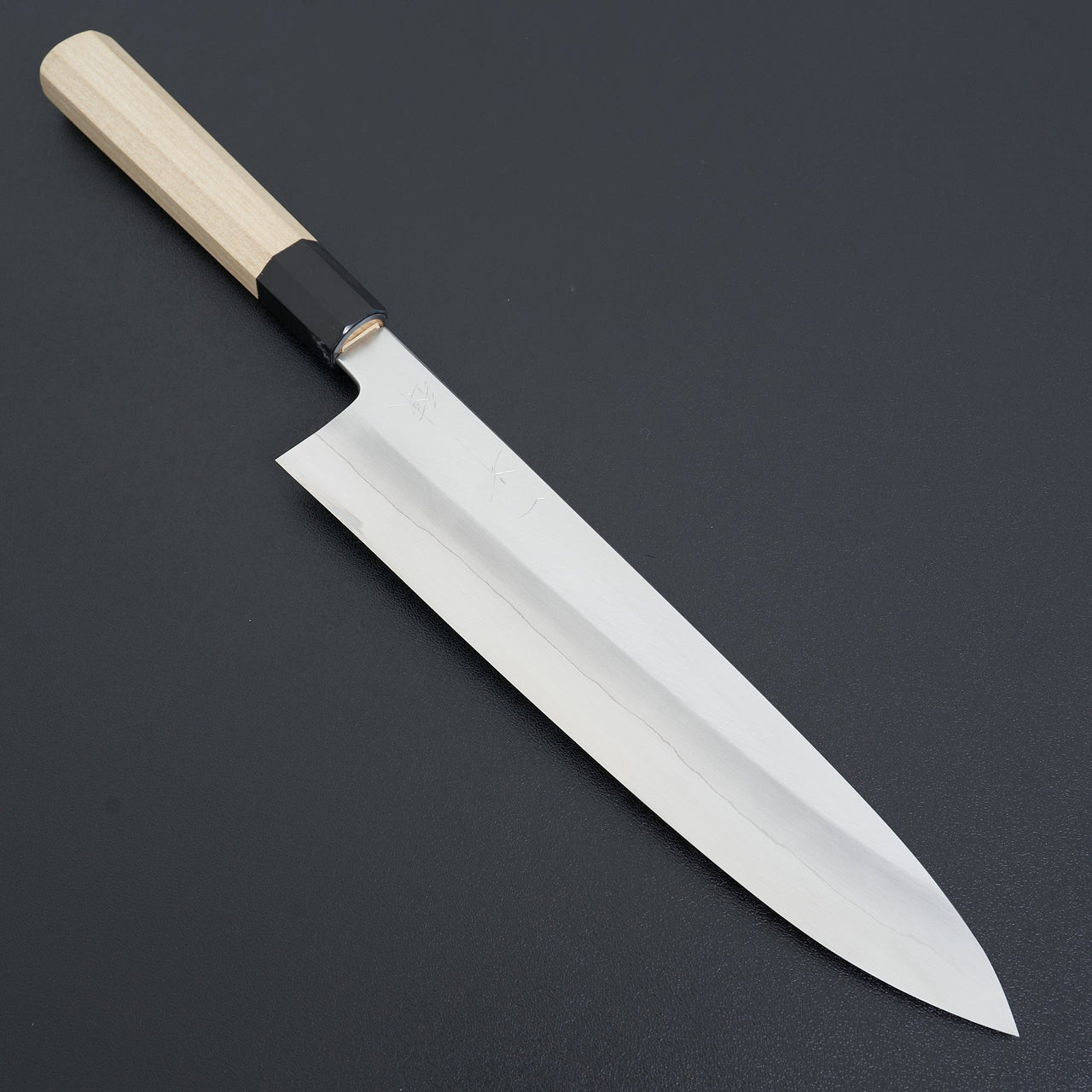 Hitohira Kikuchiyo Ren Silver #3 Gyuto 240mm-Knife-Hitohira-Carbon Knife Co