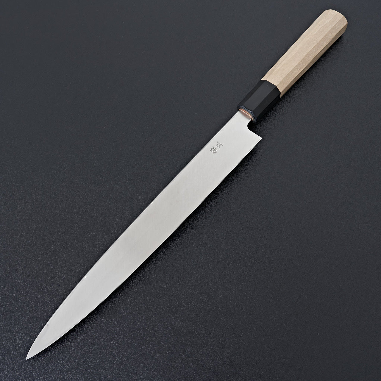 Hitohira Kikuchiyo Rikichi Silver #3 Yanagiba 240mm Ho Wood Handle (Saya)-Knife-Hitohira-Carbon Knife Co