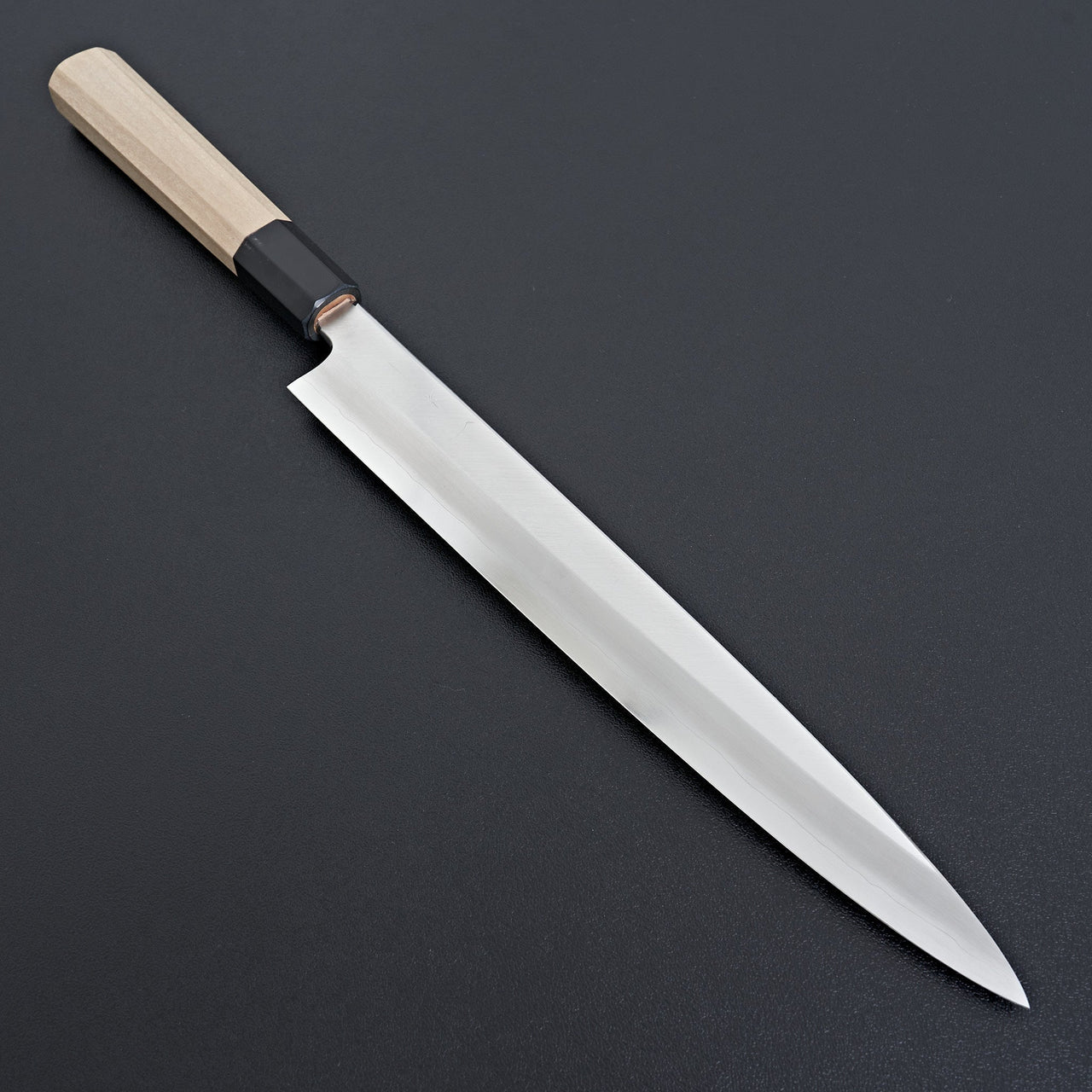 Hitohira Kikuchiyo Rikichi Silver #3 Yanagiba 240mm Ho Wood Handle (Saya)-Knife-Hitohira-Carbon Knife Co