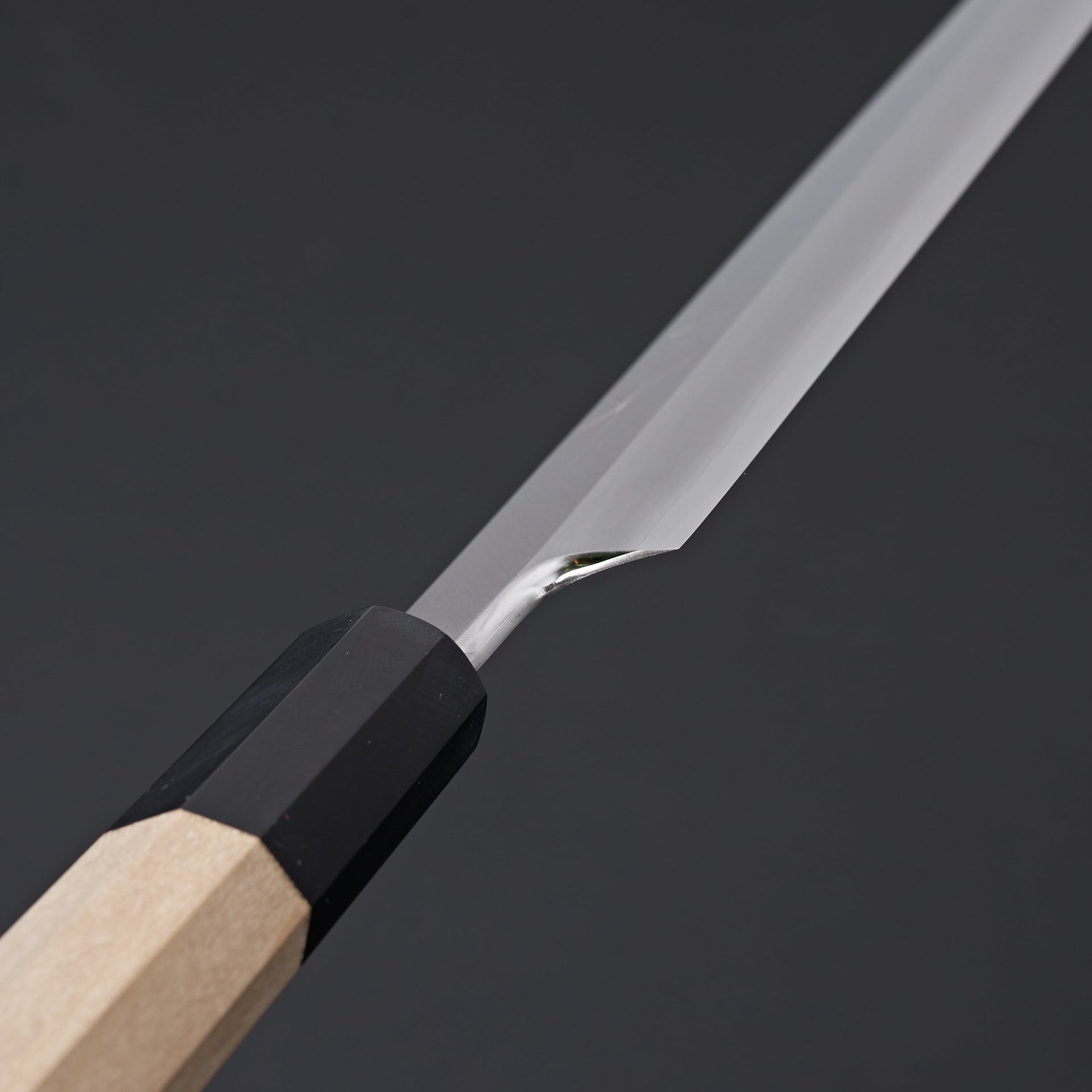 Hitohira Kikuchiyo Rikichi Silver #3 Yanagiba 270mm Ho Wood Handle (Saya)-Knife-Hitohira-Carbon Knife Co