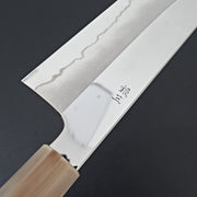 Hitohira Kikuchiyo Rou Silver #3 Mirror Polished Gyuto 240mm Ebony Handle-Knife-Hitohira-Carbon Knife Co