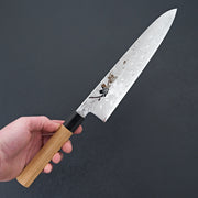 Hitohira Kikuchiyo Rou VG10 Sakura Damascus Gyuto 240mm Sakura Handle-Knife-Hitohira-Carbon Knife Co