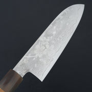 Hitohira Kikuchiyo Rou VG10 Sakura Damascus Santoku Sakura Handle-Knife-Hitohira-Carbon Knife Co