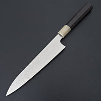 Hitohira Kikuchiyo Yohei VG-10 Damascus Gyuto 210mm Ebony Handle (Limited)