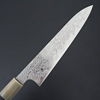 Hitohira Kikuchiyo Yohei VG-10 Damascus Gyuto 210mm Ebony Handle (Limited)