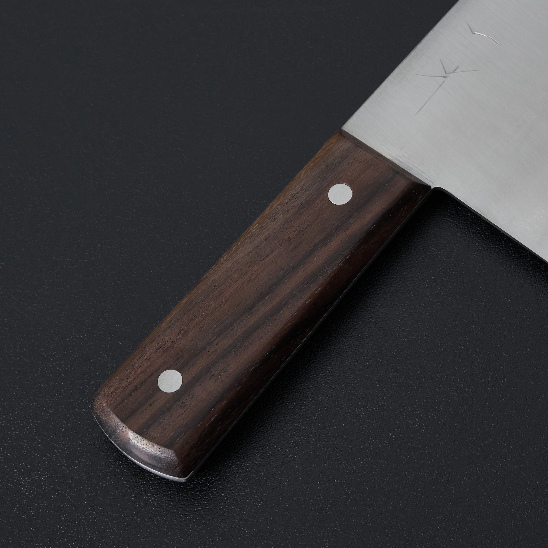 Hitohira Nihonko Carbon Chinese Cleaver 220mm Rosewood Handle-Knife-Hitohira-Carbon Knife Co