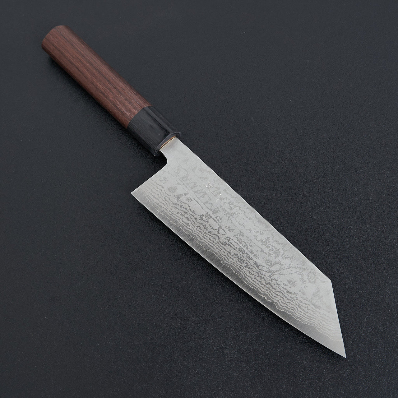 Hitohira Setsu Forged VG-10 Damascus Bunka 170mm Wood Handle-Knife-Hitohira-Carbon Knife Co