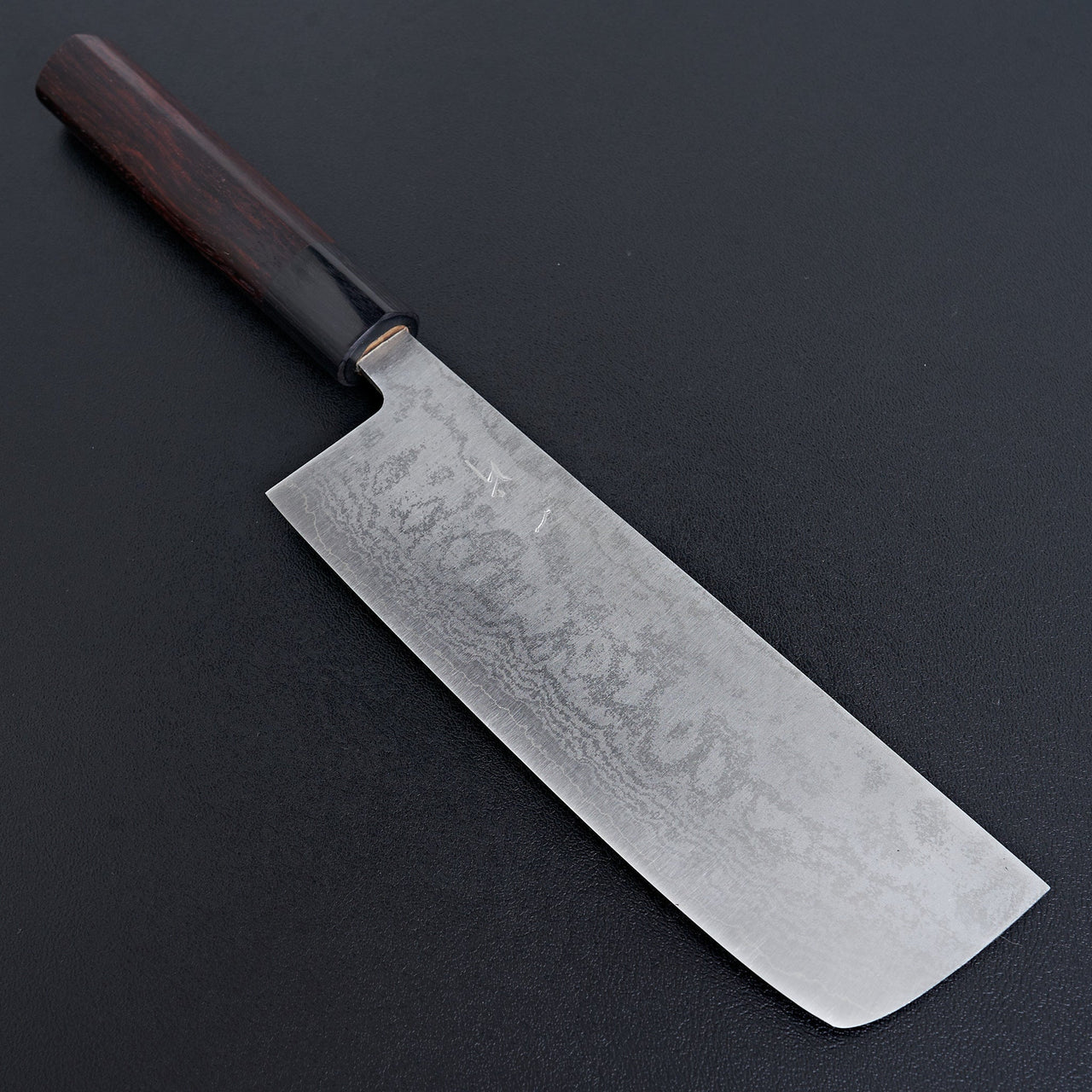 Hitohira Setsu Forged VG-10 Damascus Nakiri 165mm Wood Handle-Knife-Hitohira-Carbon Knife Co